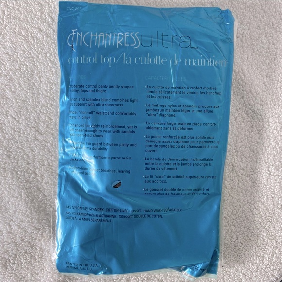 Vintage Enchantress Ultra Control Top Pantyhose In Taupe & Beige x2 NWT - Picture 9 of 12